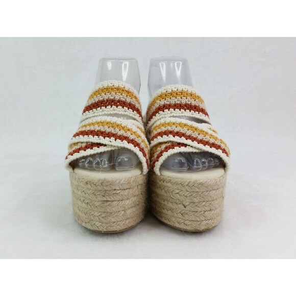 Castañer Elegant Cream Espadrille Wedge Sandals EU 39 US 7.5 Castaner - Picture 3 of 13